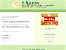 Tablet Screenshot of eastoceanseafoodrestaurant.com